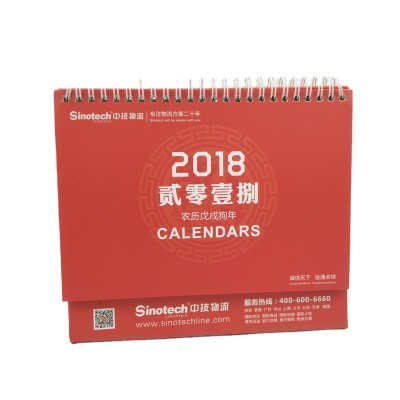 wholesale advent chinese desk table cardboard wire academic planner weekly calendar print