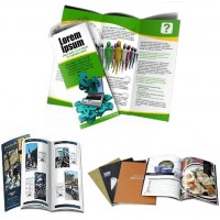 Factory Supply Custom Design Brochures and Catalog Printing Services